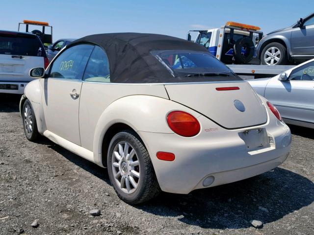 3VWCM31Y25M301054 - 2005 VOLKSWAGEN NEW BEETLE კრემისფერი ფოტო 3