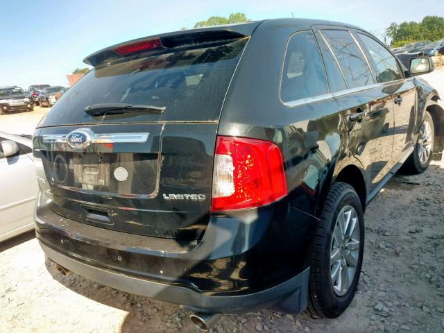 2FMDK3KC4BBA37943 - 2011 FORD EDGE LIMIT BLACK photo 4