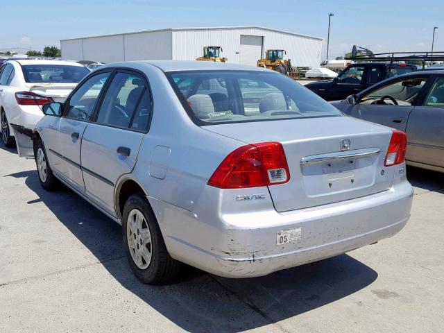 2HGES15153H512295 - 2003 HONDA CIVIC DX SILVER photo 3