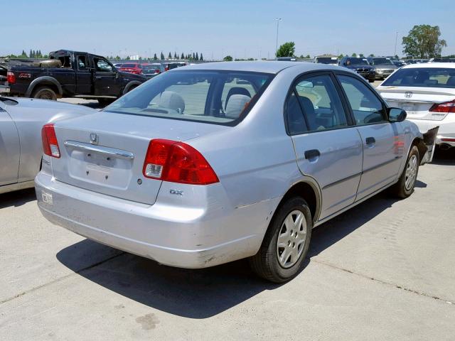 2HGES15153H512295 - 2003 HONDA CIVIC DX SILVER photo 4