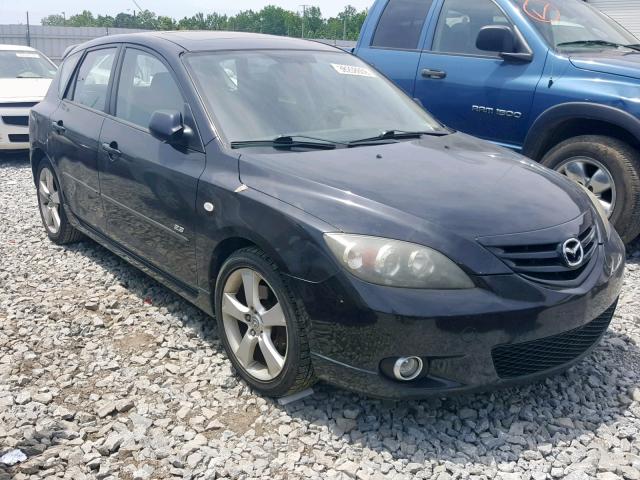 JM1BK343461410814 - 2006 MAZDA 3 HATCHBAC BLACK photo 1