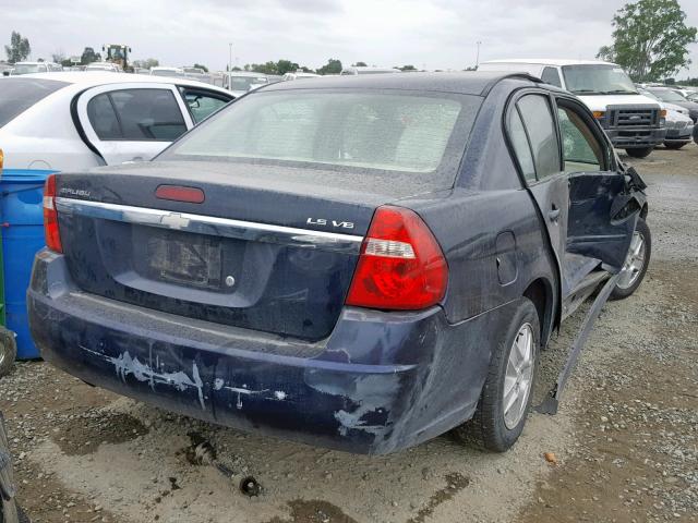 1G1ZT54824F213409 - 2004 CHEVROLET MALIBU LS BLUE photo 4