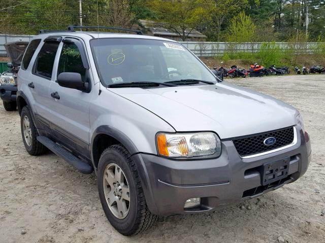 1FMYU93134KB09414 - 2004 FORD ESCAPE XLT SILVER photo 1