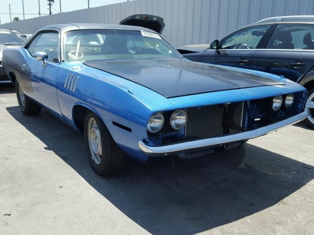 BH23G1B380331 - 1971 PLYMOUTH BARRACUDA BLUE photo 1