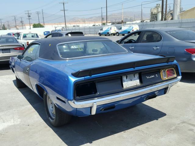 BH23G1B380331 - 1971 PLYMOUTH BARRACUDA BLUE photo 3