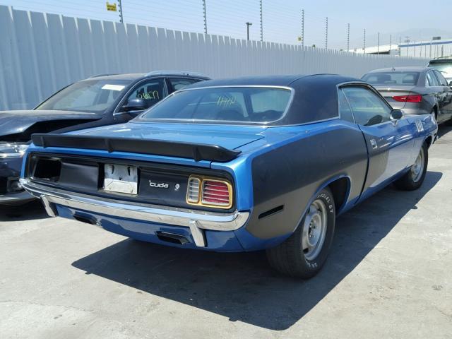 BH23G1B380331 - 1971 PLYMOUTH BARRACUDA BLUE photo 4