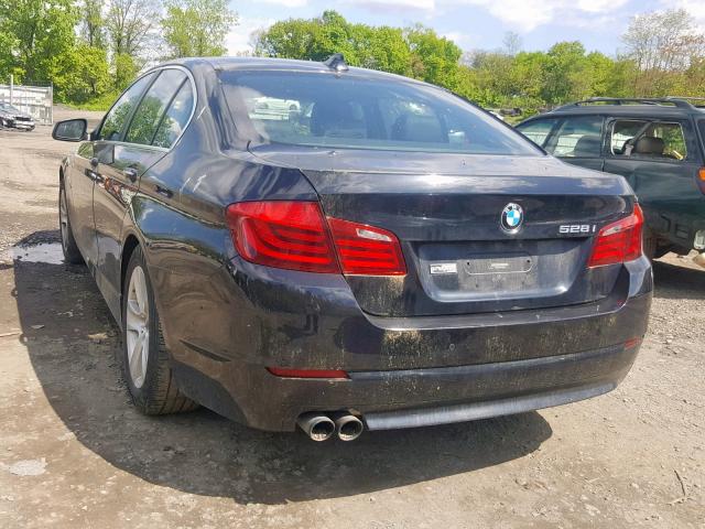 WBAXH5C56CDW02455 - 2012 BMW 528 XI BLACK photo 3