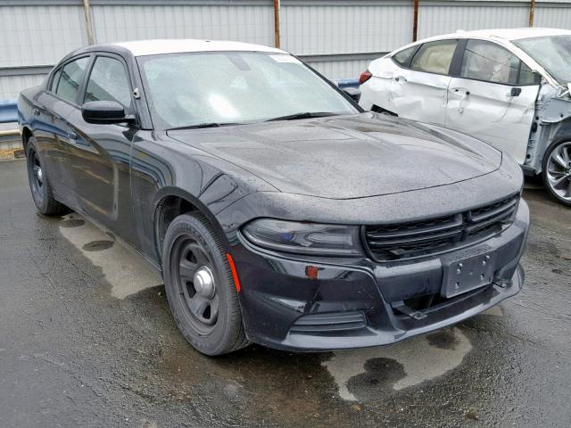 2C3CDXAG1HH652630 - 2017 DODGE CHARGER PO BLACK photo 1