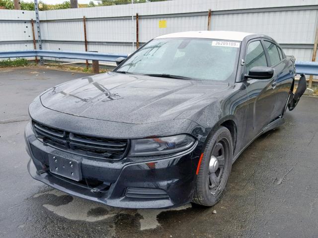 2C3CDXAG1HH652630 - 2017 DODGE CHARGER PO BLACK photo 2