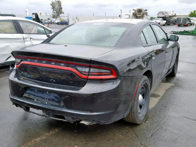 2C3CDXAG1HH652630 - 2017 DODGE CHARGER PO BLACK photo 4