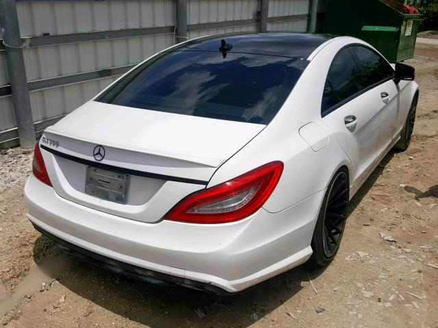 WDDLJ7DB4CA012137 - 2012 MERCEDES-BENZ CLS 550 WHITE photo 4