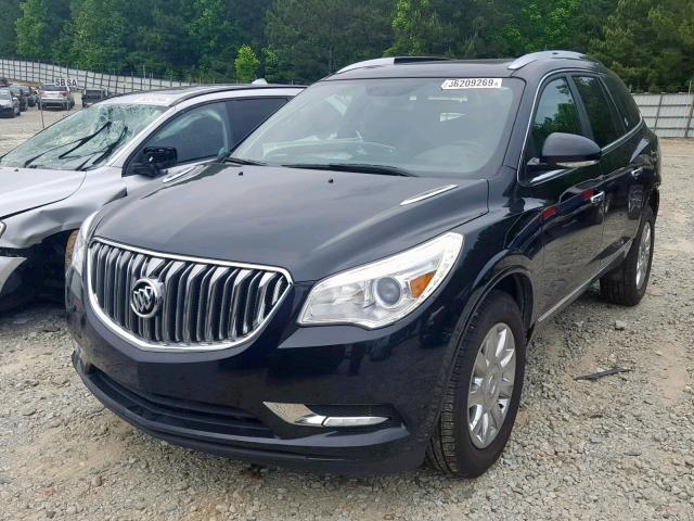 5GAKVBKD8FJ300234 - 2015 BUICK ENCLAVE BLACK photo 2