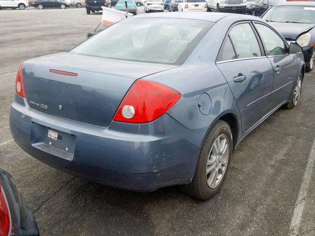 1G2ZF55BX64253166 - 2006 PONTIAC G6 SE GREEN photo 4