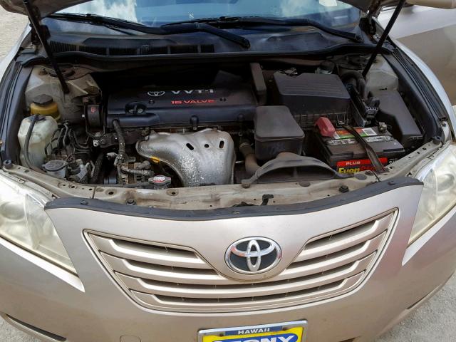 JTNBE46K373025036 - 2007 TOYOTA CAMRY NEW TAN photo 7