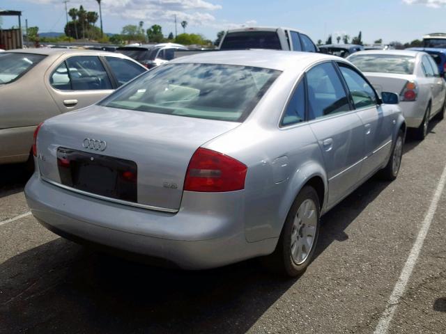 WAUBH64B81N051537 - 2001 AUDI A6 2.8 SILVER photo 4