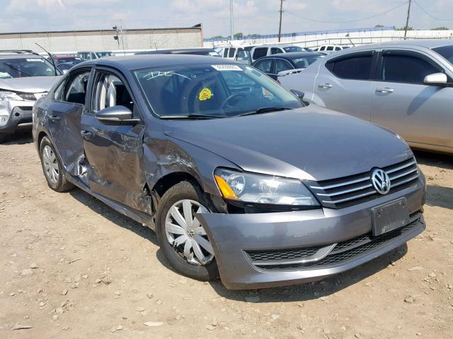 1VWAP7A34CC060686 - 2012 VOLKSWAGEN PASSAT S CHARCOAL photo 1