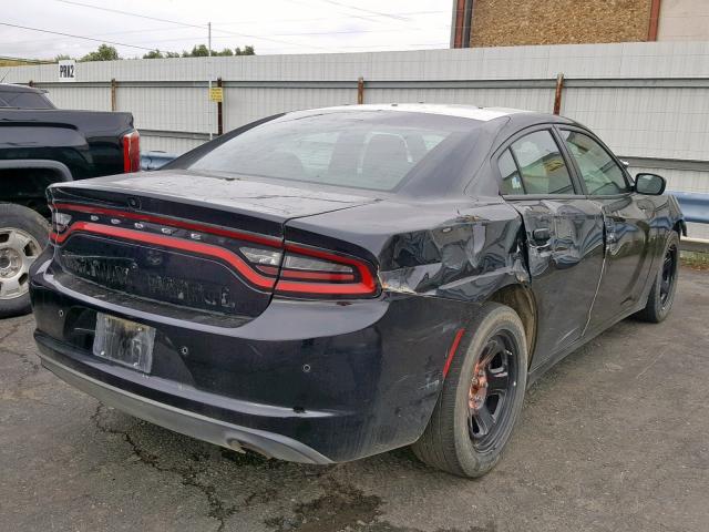 2C3CDXAG3HH652595 - 2017 DODGE CHARGER PO BLACK photo 4