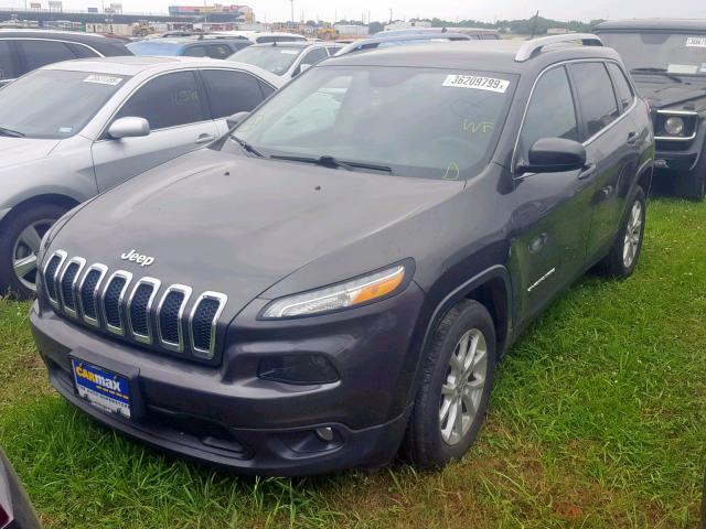 1C4PJLCB6GW158151 - 2016 JEEP CHEROKEE L GRAY photo 2