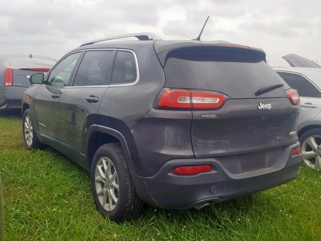 1C4PJLCB6GW158151 - 2016 JEEP CHEROKEE L GRAY photo 3