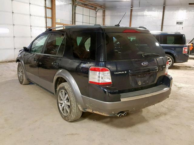 1FMDK02W28GA25493 - 2008 FORD TAURUS X S BLUE photo 3