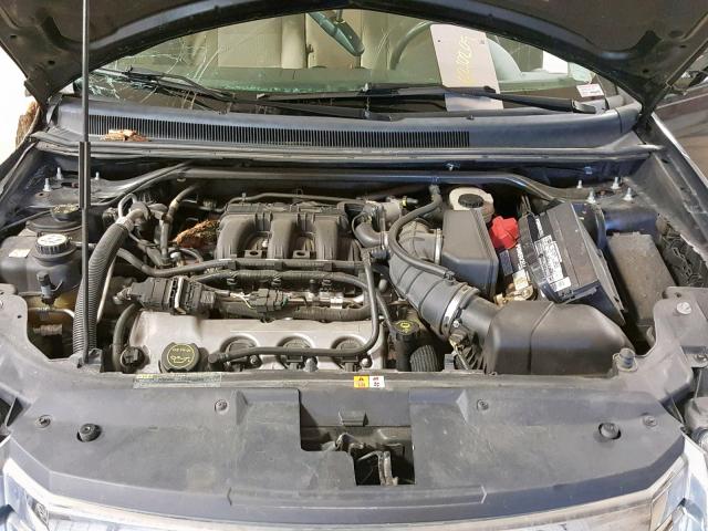 1FMDK02W28GA25493 - 2008 FORD TAURUS X S BLUE photo 7