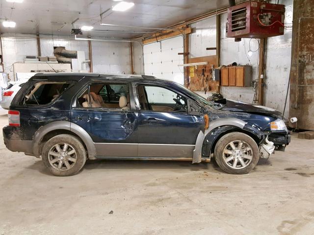 1FMDK02W28GA25493 - 2008 FORD TAURUS X S BLUE photo 9