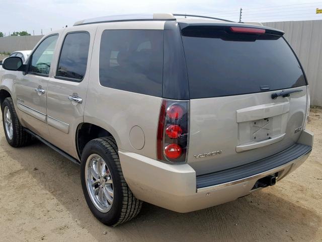 1GKFK63827J274172 - 2007 GMC YUKON DENA BEIGE photo 3