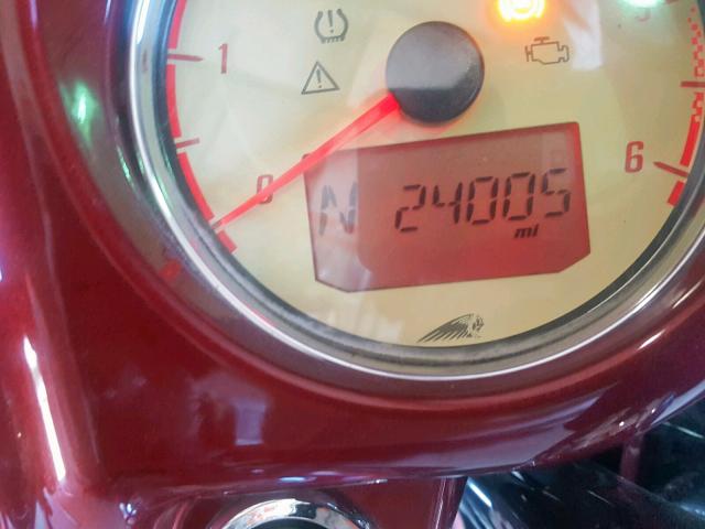 56KTRAAAXH3343984 - 2017 INDIAN MOTORCYCLE CO. ROADMASTER RED photo 8
