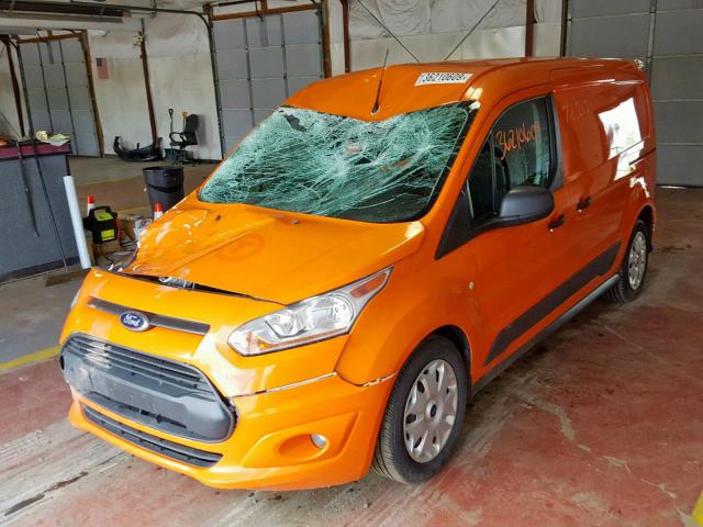 NM0LS7F72E1151117 - 2014 FORD TRANSIT CO ORANGE photo 2