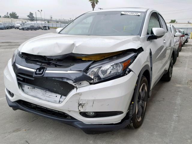 3CZRU5H5XJM716518 - 2018 HONDA HR-V EX WHITE photo 2