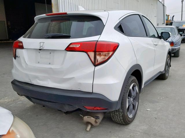 3CZRU5H5XJM716518 - 2018 HONDA HR-V EX WHITE photo 4