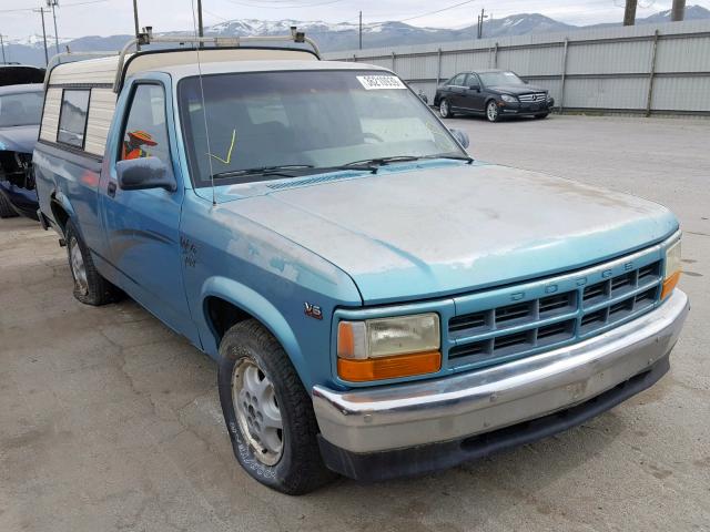 1B7FL26X9SW952609 - 1995 DODGE DAKOTA BLUE photo 1