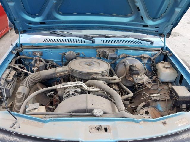 1B7FL26X9SW952609 - 1995 DODGE DAKOTA BLUE photo 7