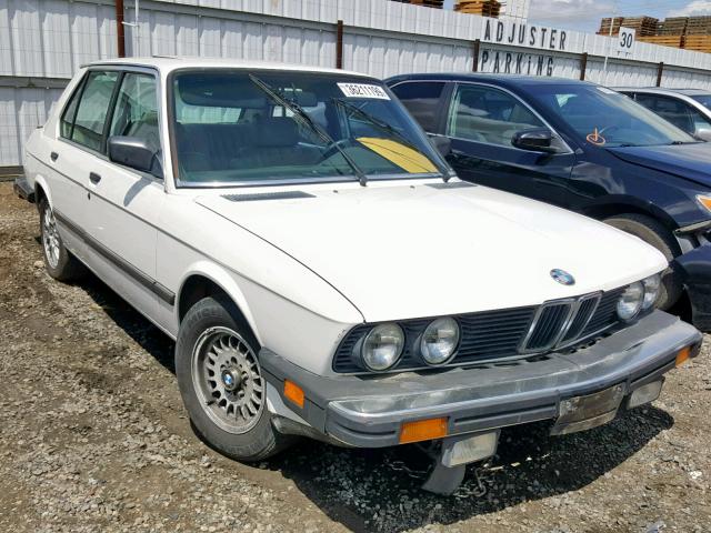 WBADK830XG9659082 - 1986 BMW 528 E AUTO WHITE photo 1