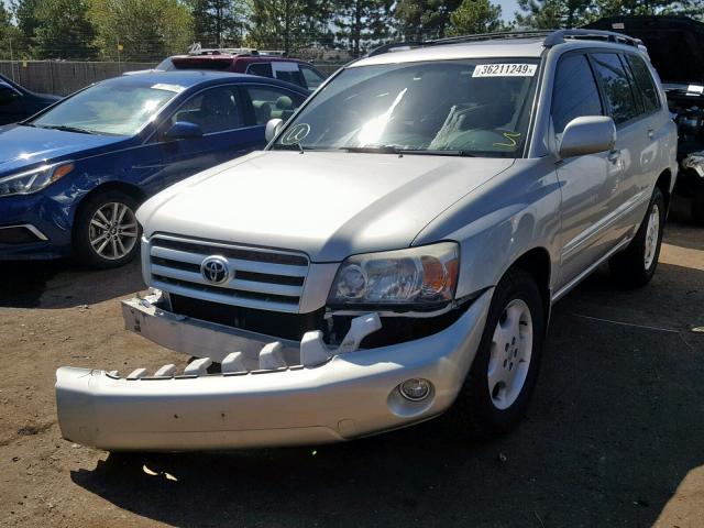 JTEEP21A160181604 - 2006 TOYOTA HIGHLANDER SILVER photo 2