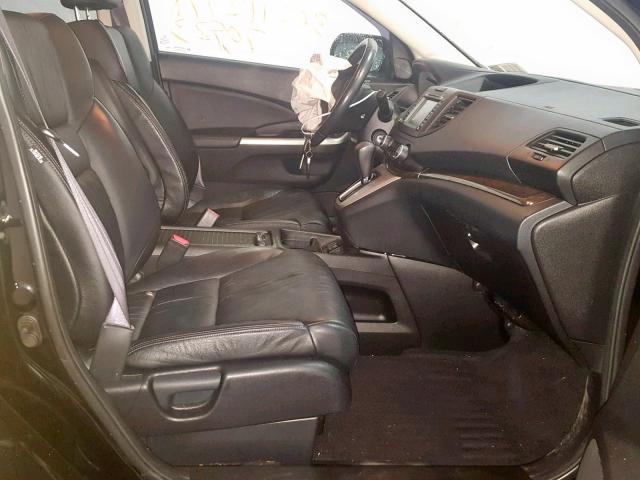 2HKRM4H7XDH657059 - 2013 HONDA CR-V EXL BLACK photo 5