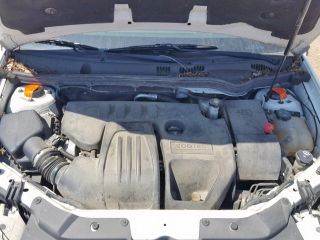 1G1AT58H597172279 - 2009 CHEVROLET COBALT LT WHITE photo 7