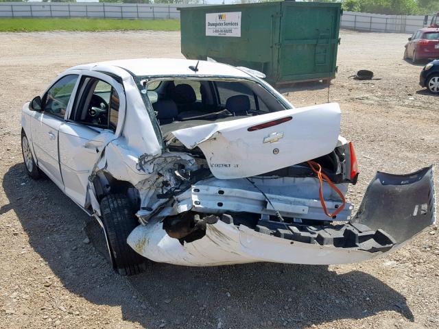 1G1AT58H597172279 - 2009 CHEVROLET COBALT LT WHITE photo 9