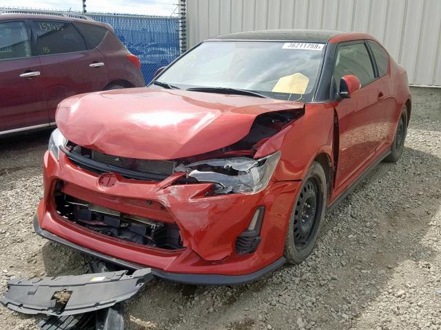 JTKJF5C71GJ026435 - 2016 TOYOTA SCION TC წითელი ფოტო 2