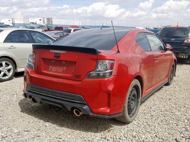 JTKJF5C71GJ026435 - 2016 TOYOTA SCION TC წითელი ფოტო 4