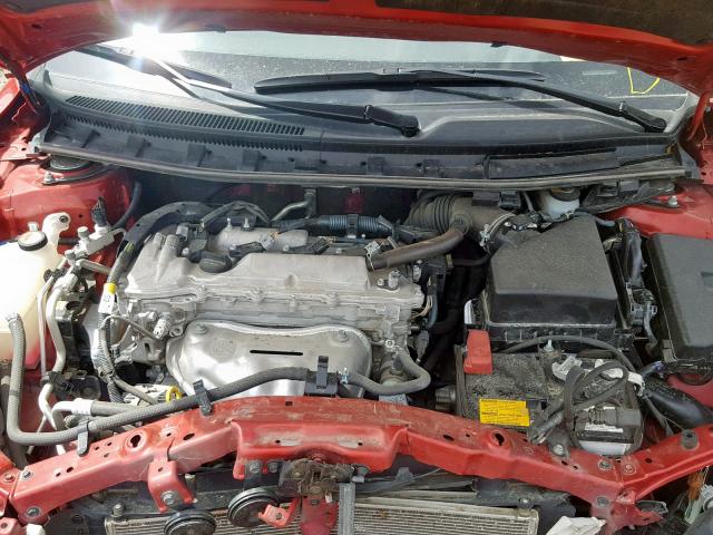 JTKJF5C71GJ026435 - 2016 TOYOTA SCION TC წითელი ფოტო 7