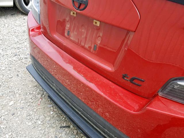 JTKJF5C71GJ026435 - 2016 TOYOTA SCION TC წითელი ფოტო 9