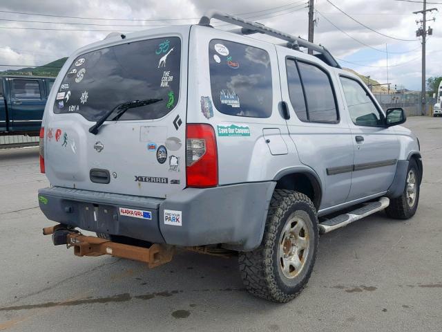 5N1ED28Y3YC503673 - 2000 NISSAN XTERRA SE SILVER photo 4