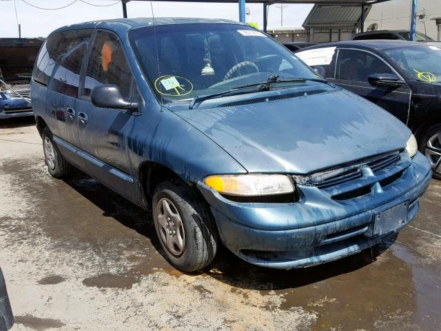 2B4FP25B4YR595235 - 2000 DODGE CARAVAN BLUE photo 1