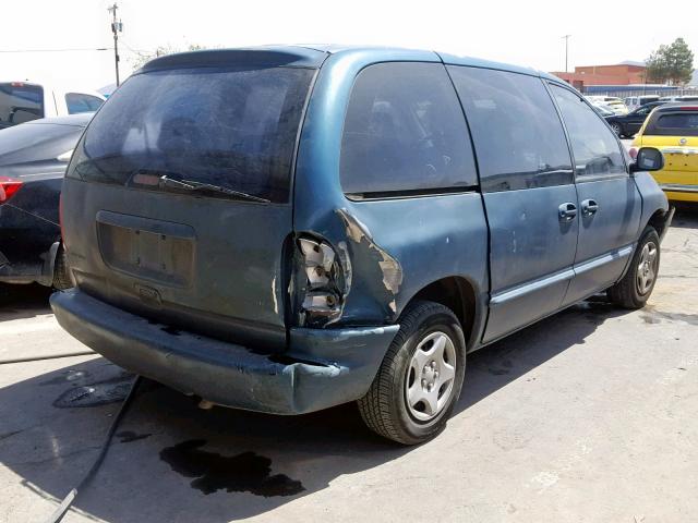 2B4FP25B4YR595235 - 2000 DODGE CARAVAN BLUE photo 4