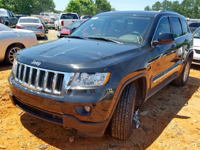 1J4RR4GG4BC640151 - 2011 JEEP GRAND CHER BLACK photo 2