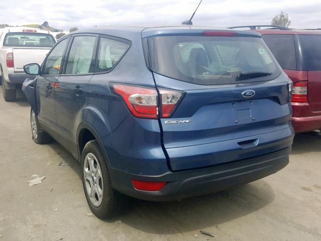 1FMCU0F76JUC36244 - 2018 FORD ESCAPE S BLUE photo 3