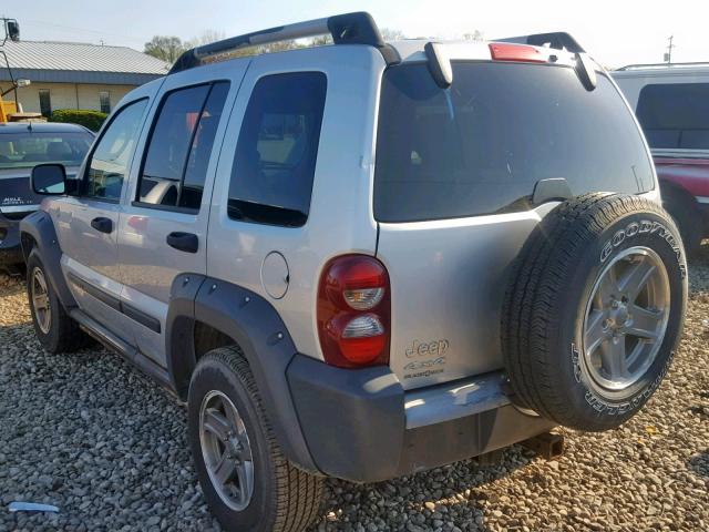 1J4GL38K85W726779 - 2005 JEEP LIBERTY RE Gümüş foto 3