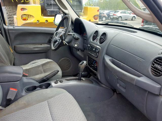 1J4GL38K85W726779 - 2005 JEEP LIBERTY RE Gümüş foto 5