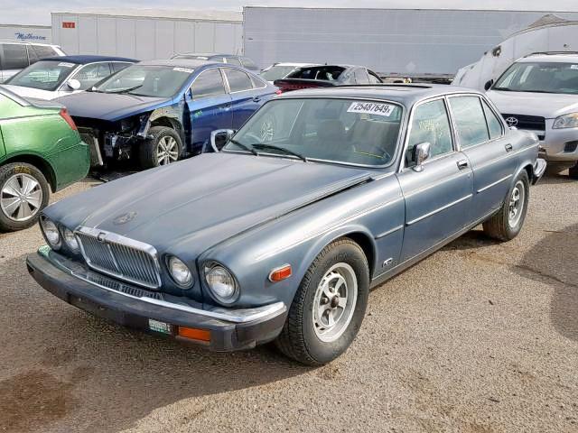 SAJAV1348GC448944 - 1986 JAGUAR XJ6 BLUE photo 2